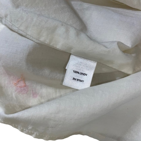 J. Jill | Floral Linen Sleeveless Dress Womens Size 2 - Picture 9 of 10